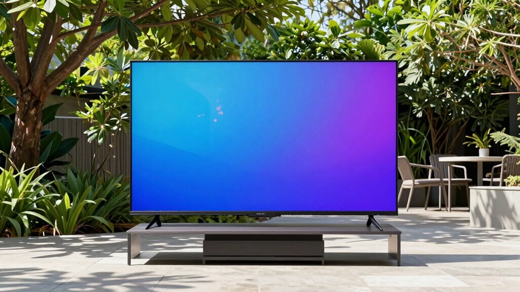 outdoor tv brightness tips