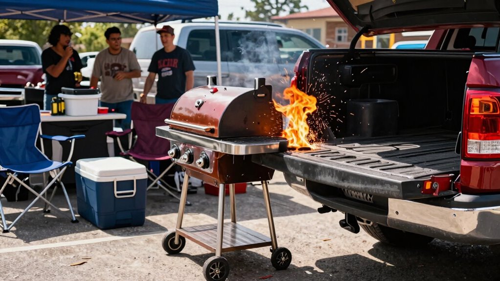 safe proper grill placement
