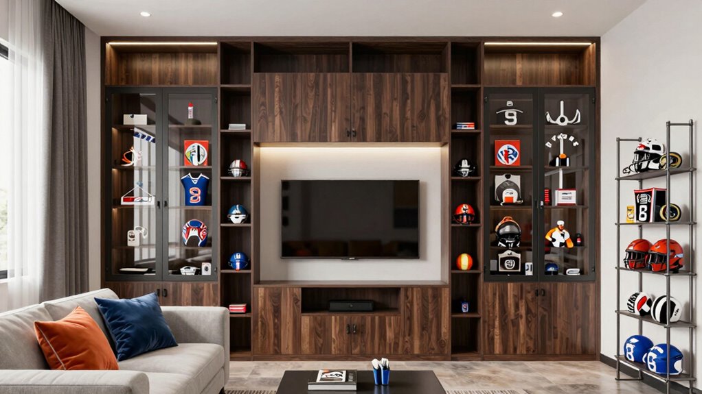 vertical storage maximizes organized space