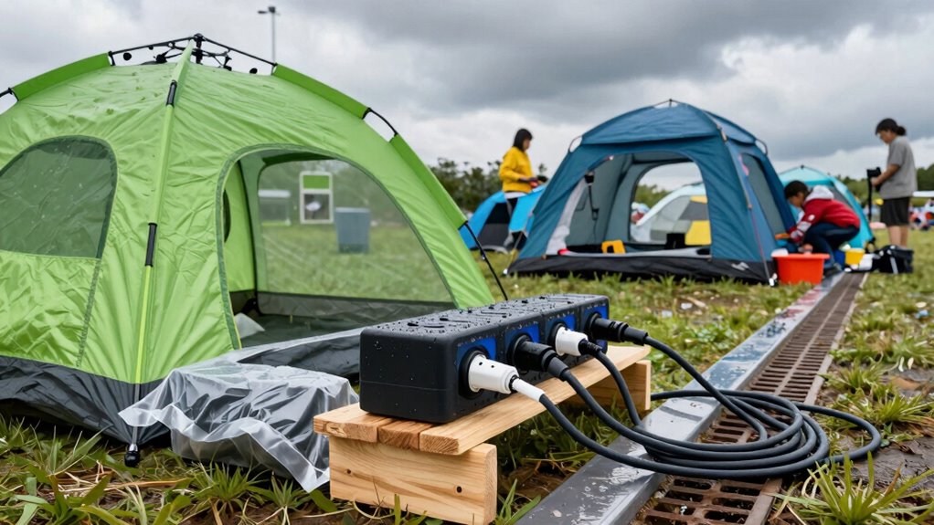 waterproof unplug ground caution