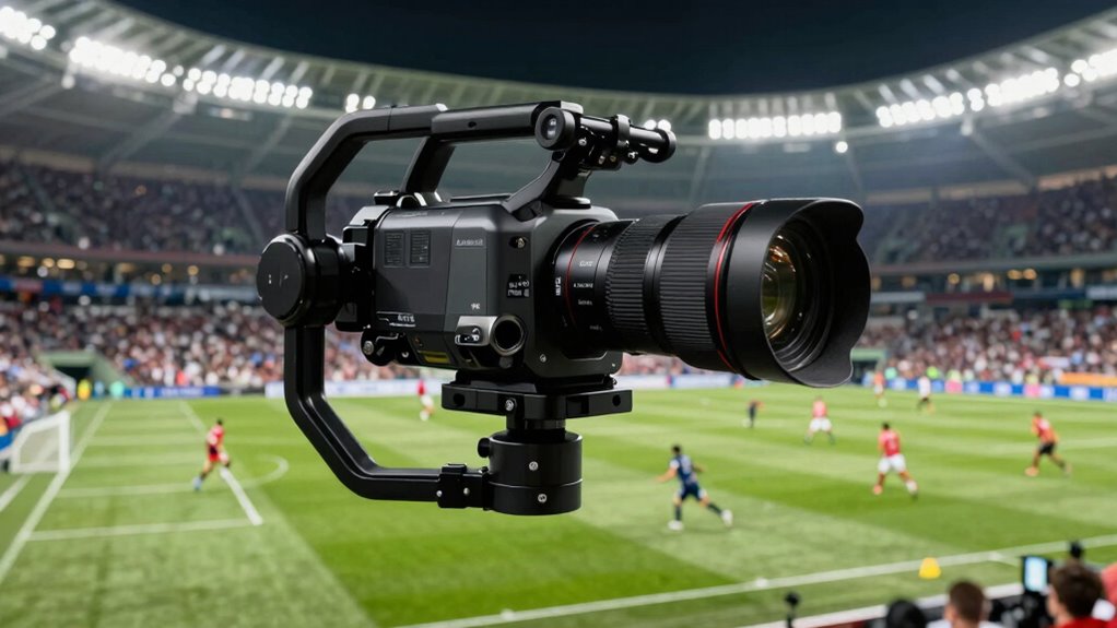 auto tracking stabilizes footage