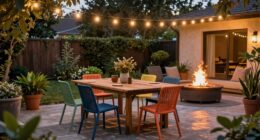 backyard patio turns match spot