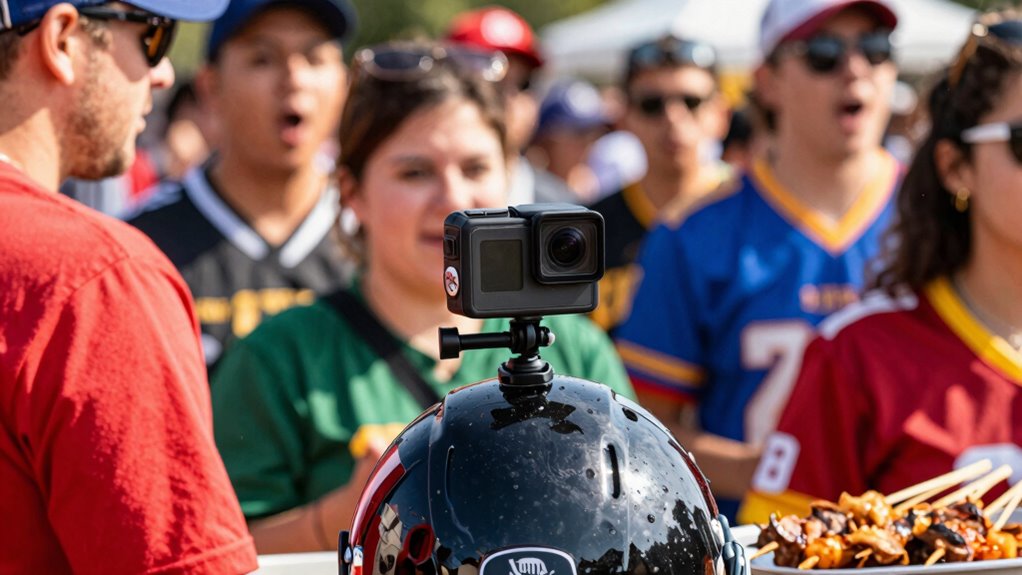 capture dynamic tailgate shots