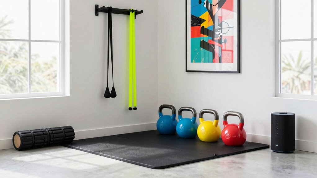 create an inspiring workout space