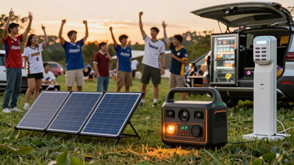 eco friendly tailgate solar power