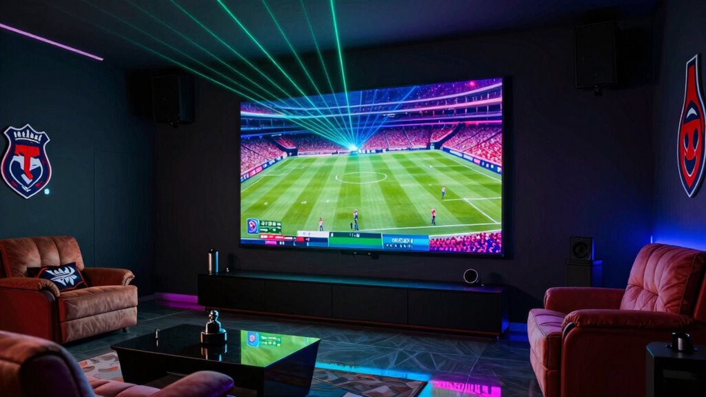 enhanced customizable laser tv