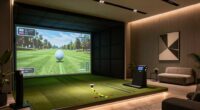 fan creates golf simulator