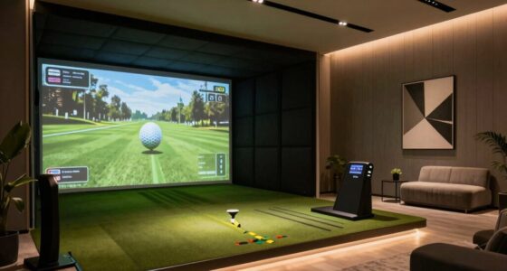 fan creates golf simulator