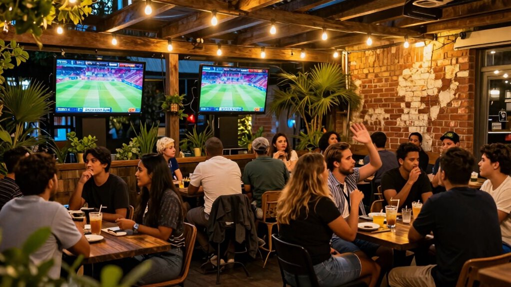 football fans worldwide gathering