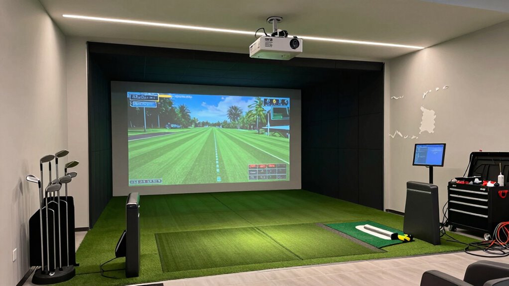 golf simulator setup challenges