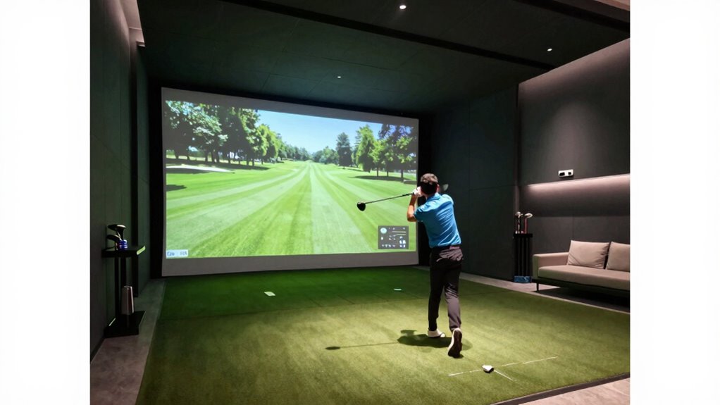 home golf simulator benefits