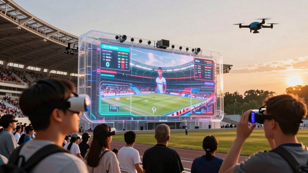immersive real time sports experience