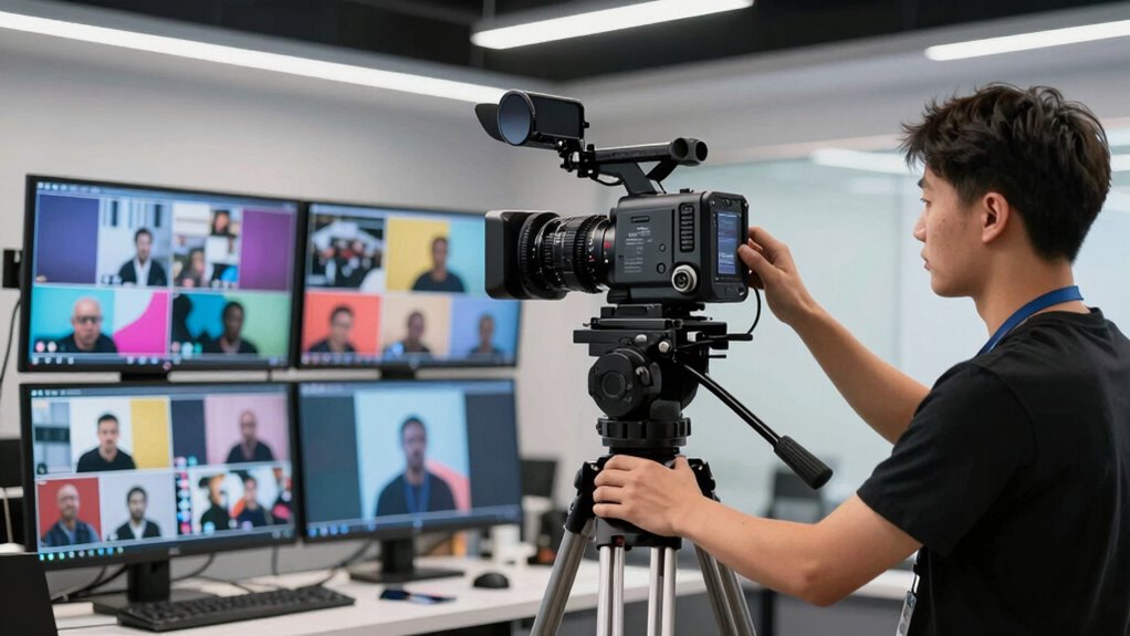 live panel camera setup