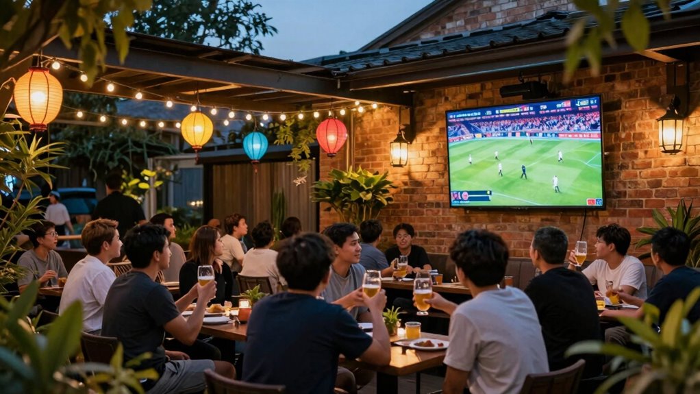outdoor sports viewing experience