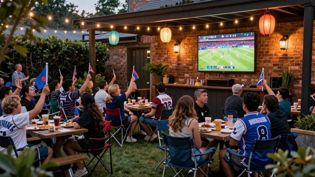 outdoor sports viewing party essentials