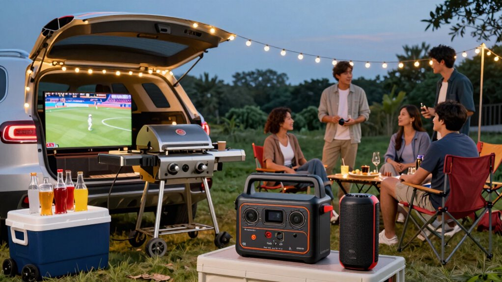 portable power boosts tailgates