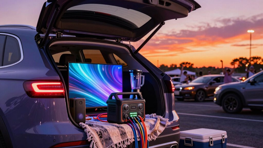 portable power enhances tailgating