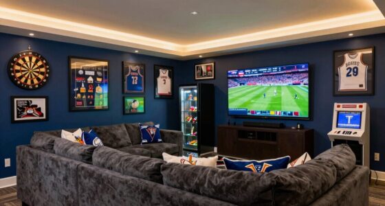 transforming spare room into fan cave