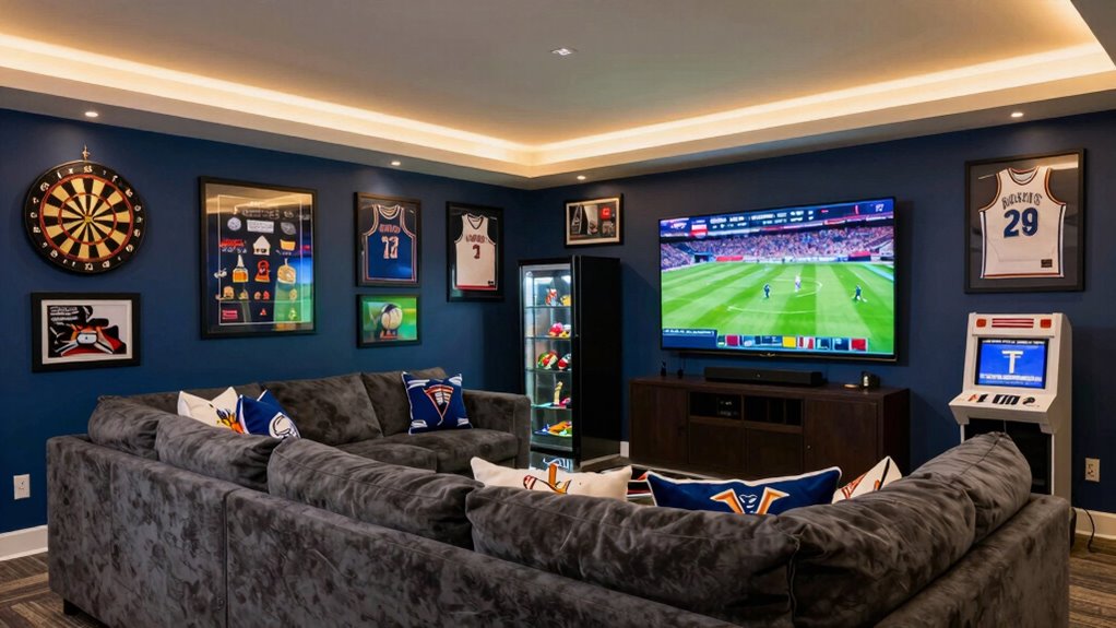 transforming spare room into fan cave