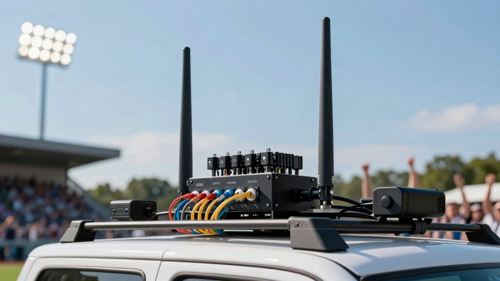 wireless tech ensures uninterrupted broadcasts