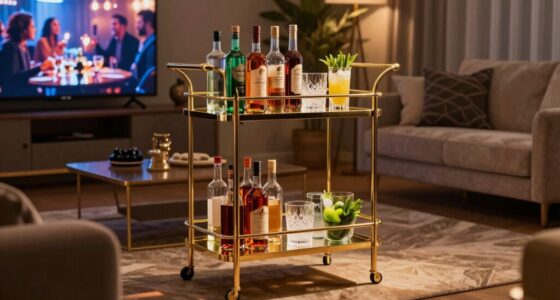 bar carts enhance watch parties