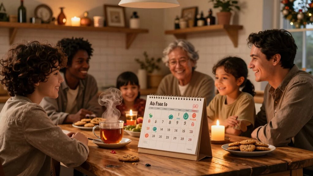 building family traditions together