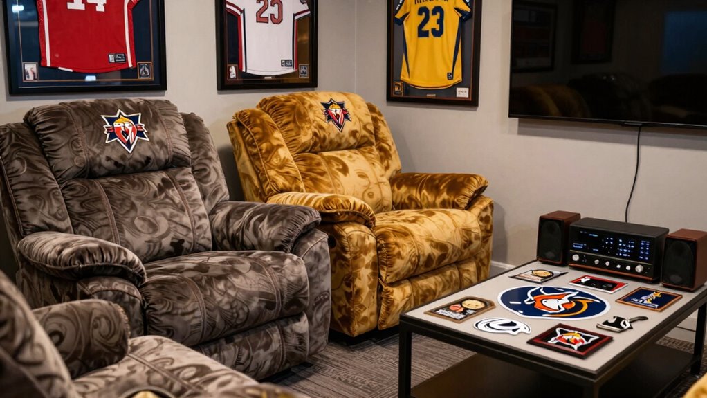 comfortable customizable fan seating