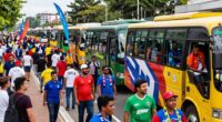 community building supporter buses