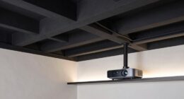 concealing projector cables neatly
