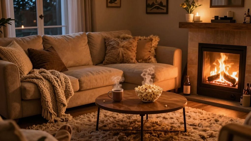 cozy outdoor winter game nights