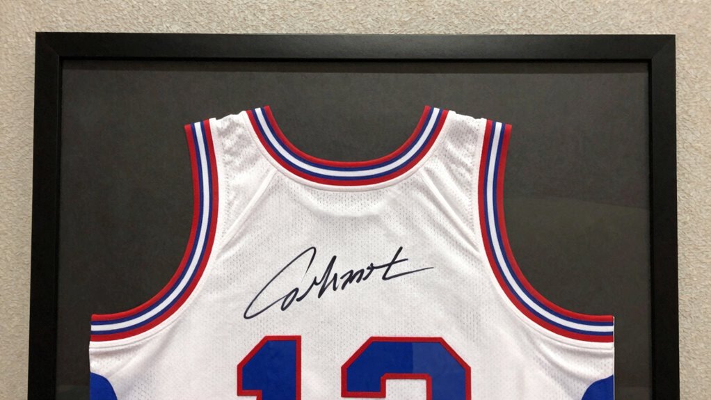 elegant jersey framing techniques