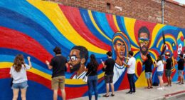 fan led mural project