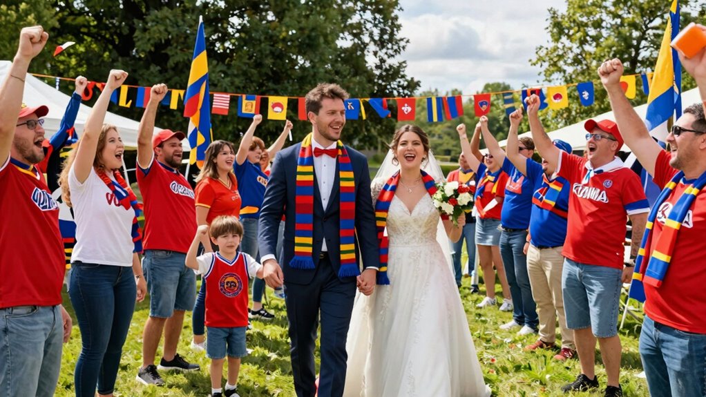 football traditions in weddings