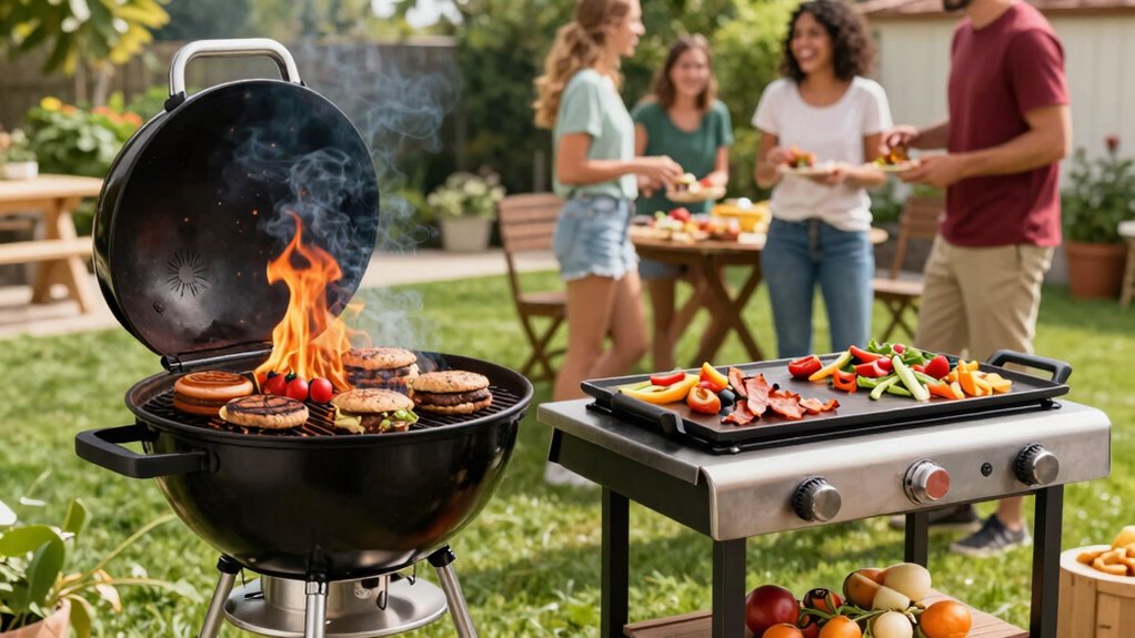 griddles versus grills comparison