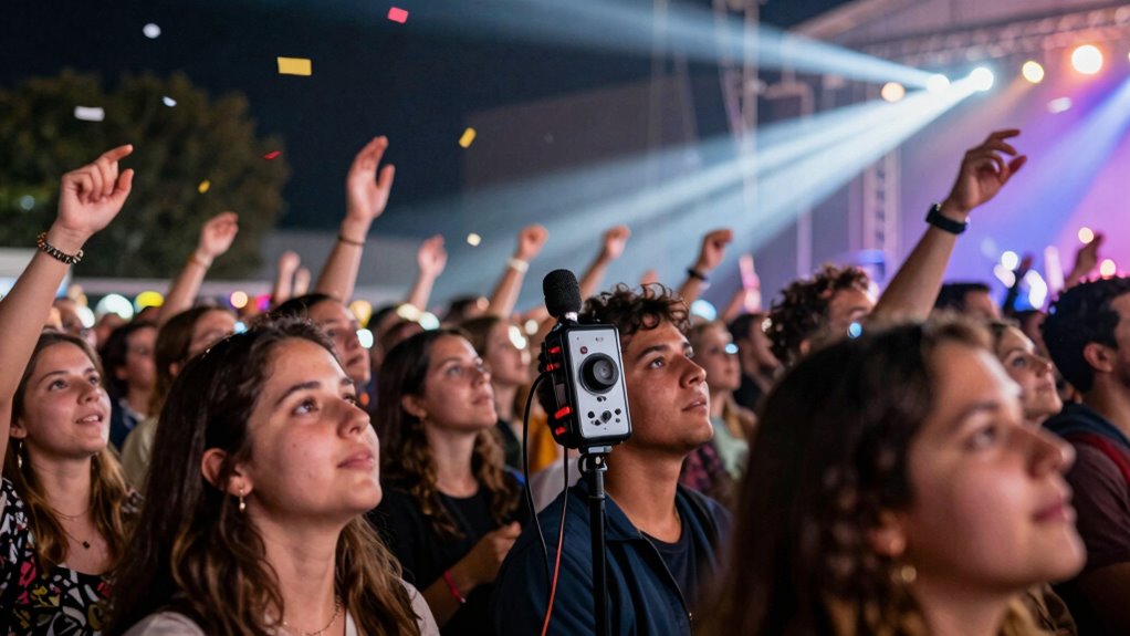 immersive crowd sound recording