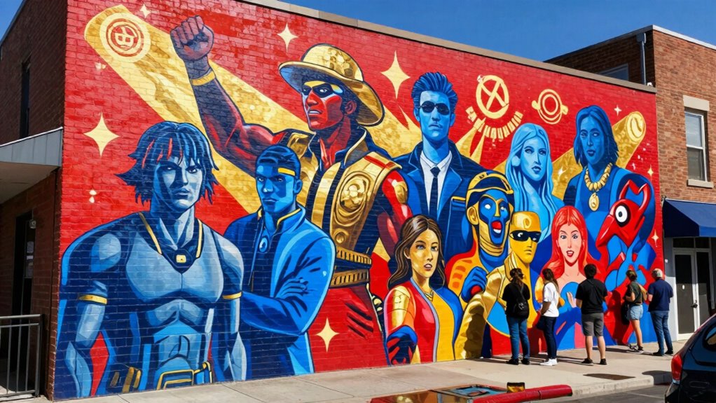 murals celebrate community identity