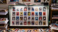 neat organized card arrangement