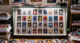 neat organized card arrangement