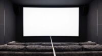 optimal projector screen size