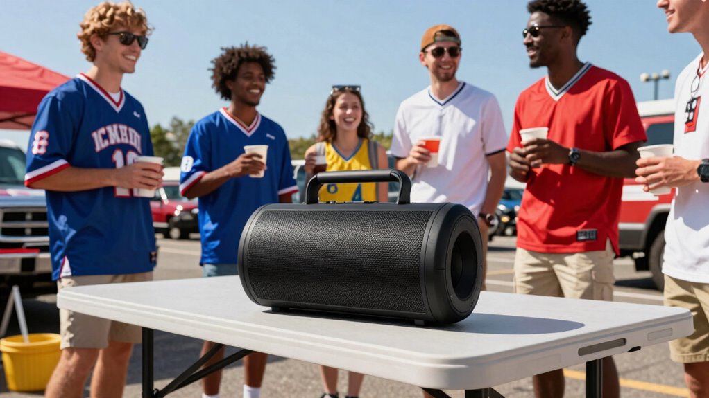 optimize portable tailgate sound