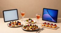 organized food and beverage presentation