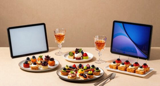 organized food and beverage presentation