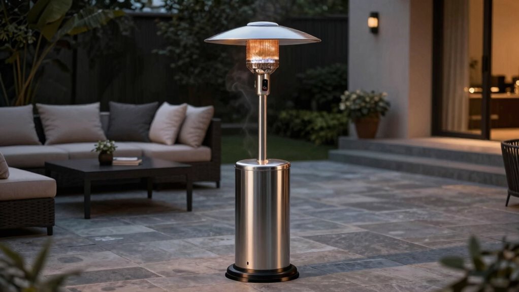 patio heater coverage considerations