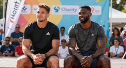 rivalry ends for charity