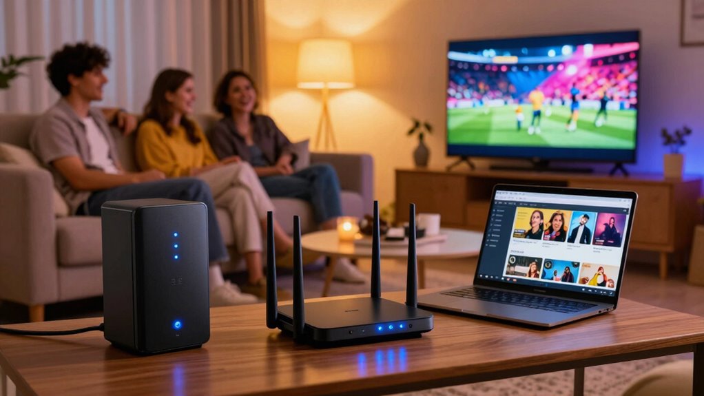 routers facilitate watch parties