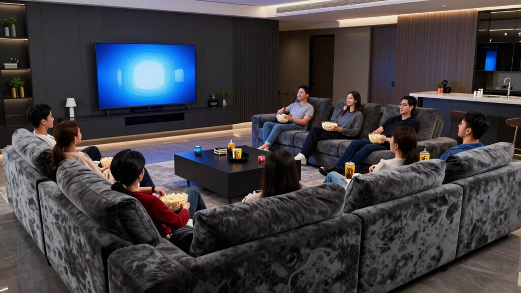 sectional sofas enhance watch parties