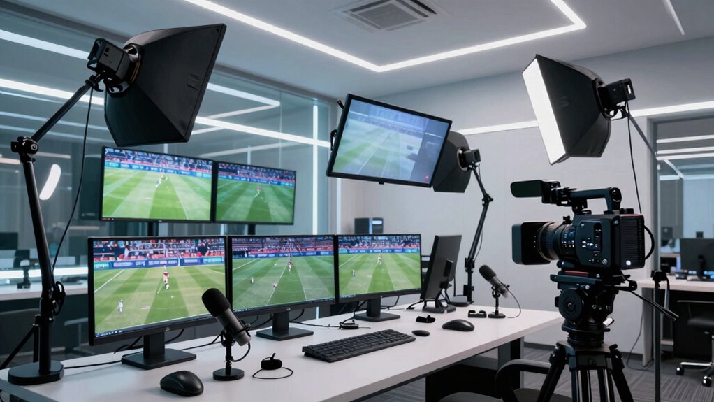 sports creator rooms teleprompters