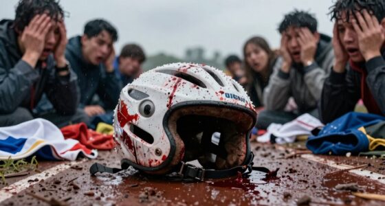 sports mourning after collapse