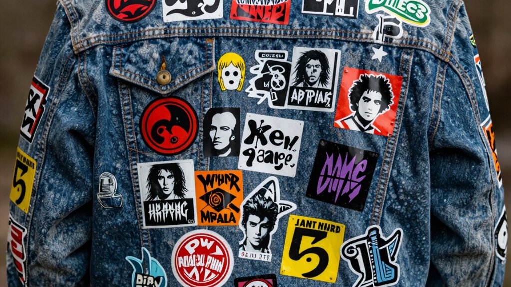 stickers symbolize community identity