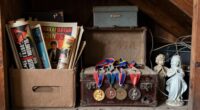 stored memorabilia for preservation